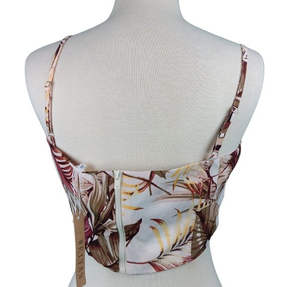 WEIYAN cami crop top and short set Two pc outfit - Picture 3 of 5